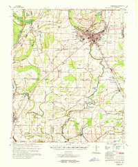 Download a high-resolution, GPS-compatible USGS topo map for Clarksdale, MS (1968 edition)