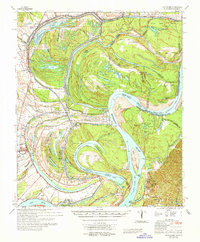 preview thumbnail of historical topo map of Madison County, MS in 1965