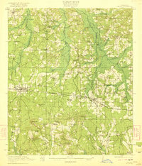1922 Map of Newton County, MS