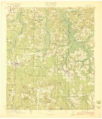 1922 Map of Forest, MS