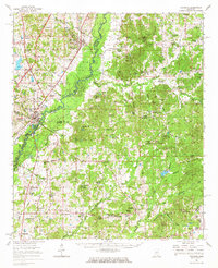Download a high-resolution, GPS-compatible USGS topo map for Goodman, MS (1967 edition)