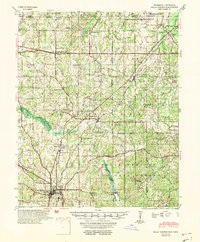 1953 Map of Holly Springs