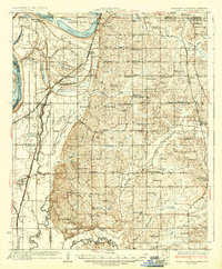 1935 Map of Horn Lake