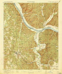 1914 Map of Iuka