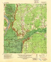 1939 Map of Kingston, 1944 Print