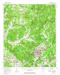 Download a high-resolution, GPS-compatible USGS topo map for Kosciusko, MS (1967 edition)