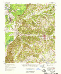 1958 Map of Lexington