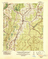 1939 Map of Lorenzen, 1941 Print