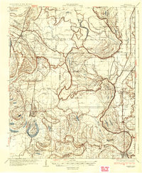 1935 Map of Lula, MS