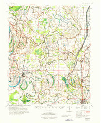 preview thumbnail of historical topo map of Marks, MS in 1970