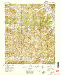 1954 Map of McCarley