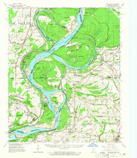 preview thumbnail of historical topo map of Mellwood, AR in 1961