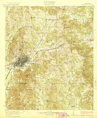 1923 Map of Meridian, MS