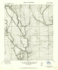 1914 Map of Nicholson, MS, 1957 Print