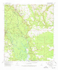 Download a high-resolution, GPS-compatible USGS topo map for Nicholson, MS (1977 edition)