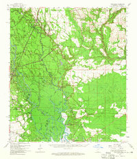preview thumbnail of historical topo map of Nicholson, MS in 1959