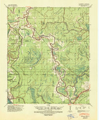1939 Map of Sharkey County, MS, 1942 Print