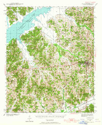Download a high-resolution, GPS-compatible USGS topo map for Oxford, MS (1965 edition)