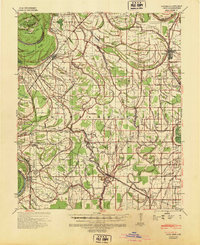 Download a high-resolution, GPS-compatible USGS topo map for Pace, MS (1942 edition)