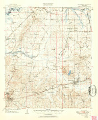 preview thumbnail of historical topo map of Pelahatchie, MS in 1952