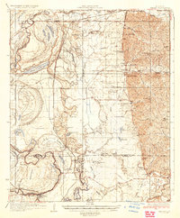 preview thumbnail of historical topo map of Tallahatchie County, MS in 1935