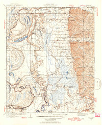 1932 Map of Philipp, 1954 Print