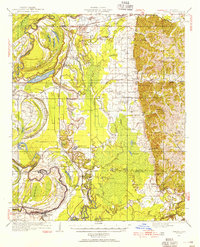 1932 Map of Philipp, 1955 Print