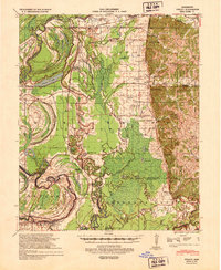 preview thumbnail of historical topo map of Tallahatchie County, MS in 1939