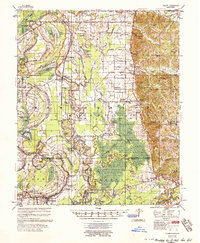 Download a high-resolution, GPS-compatible USGS topo map for Philipp, MS (1957 edition)