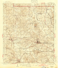 preview thumbnail of historical topo map of Raymond, MS in 1942