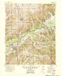 1953 Map of Batesville, MS