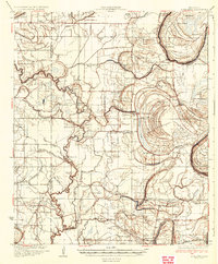 Download a high-resolution, GPS-compatible USGS topo map for Schlater, MS (1934 edition)