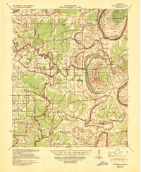 preview thumbnail of historical topo map of Schlater, MS in 1939