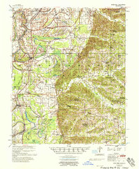 Download a high-resolution, GPS-compatible USGS topo map for Seven Pines, MS (1958 edition)