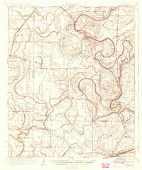 preview thumbnail of historical topo map of Sumner, MS in 1935