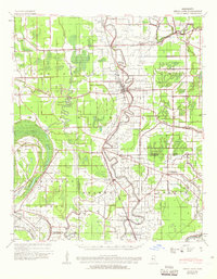 1939 Map of Sharkey County, MS, 1966 Print