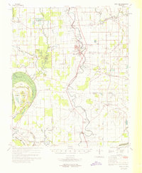 preview thumbnail of historical topo map of Washington County, MS in 1969