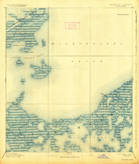 1893 Map of Toulme, 1928 Print