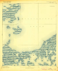 1893 Map of Toulme, 1917 Print