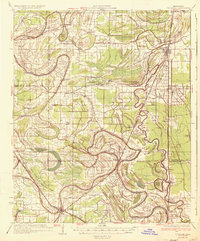 1935 Map of Tutwiler, MS