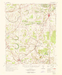 preview thumbnail of historical topo map of Tutwiler, MS in 1969