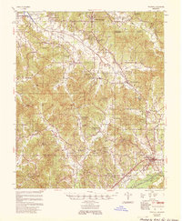 1953 Map of Walthall