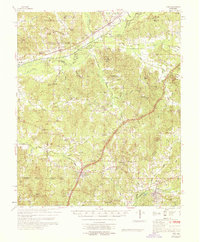 1968 Map of French Camp, MS