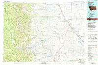 preview thumbnail of historical topo map of Choteau, MT in 1984