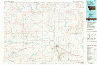 preview thumbnail of historical topo map of Cut Bank, MT in 1984