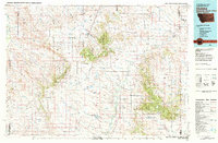 preview thumbnail of historical topo map of Ekalaka, MT in 1982