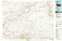 preview thumbnail of historical topo map of Fort Benton, MT in 1984