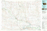 1984 Map of Frazer, MT