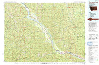 Download a high-resolution, GPS-compatible USGS topo map for Thompson Falls, MT (1993 edition)