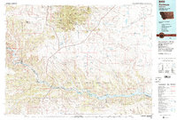 1984 Map of Zortman, MT